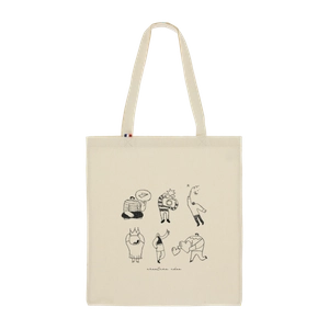 Totebag confectionné en France 100% coton 170 gr/m2 - en matière recyclée personnalisable