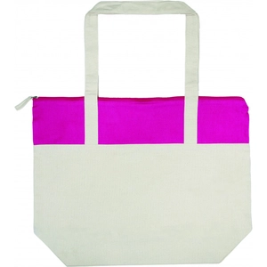 Totebag coton 220gr/m2 zippée avec poche intérieure personnalisable