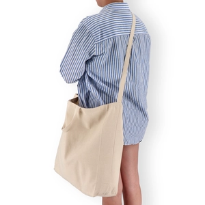 Totebag en coton 220 g/m2 - avec une poignée longue personnalisable