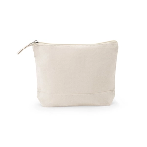 Trousse à cosmétiques 100 % coton (340 g/m²) bicolore personnalisable