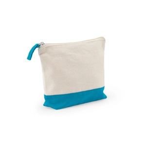 Trousse à cosmétiques 100 % coton (340 g/m²) bicolore personnalisable