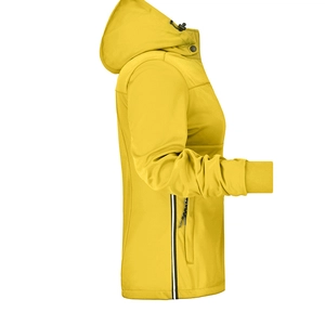 Veste softshell Hiver Femme avec capuche amovible - Coupe cintrée personnalisable