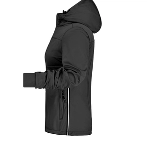 Veste softshell Hiver Femme avec capuche amovible - Coupe cintrée personnalisable