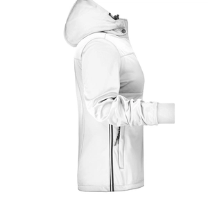 Veste softshell Hiver Femme avec capuche amovible - Coupe cintrée personnalisable