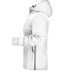 Veste softshell Hiver Femme avec capuche amovible - Coupe cintrée personnalisable