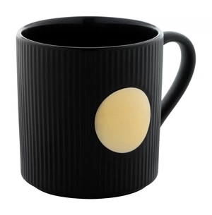 Mug céramique avec plaque en laiton personnalisable