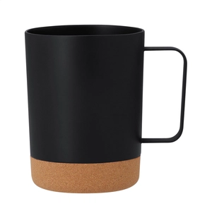 Mug thermos 400ml en RPET et liège naturel personnalisable