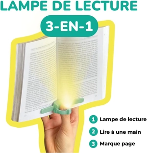 Lampe de lecture française 3-en-1 - LIZIA personnalisable