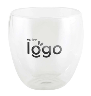 Set de 2 verres à double paroi 220ml personnalisable