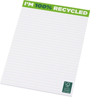 Bloc notes A5 en papier recyclé de 80g personnalisable