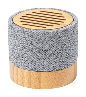 Enceinte Bluetooth 5.0 en bambou et tissu PET recyclé personnalisable