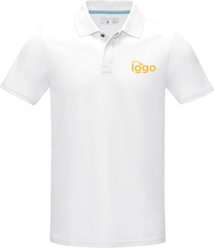 Polo manches courtes Homme - coton bio certifié GOTS 160gr personnalisable