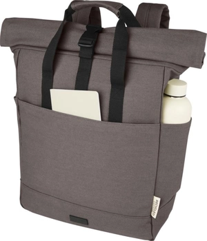 Sac à dos pour ordinateur portable 15 pouces - Sac en toile recyclée personnalisable