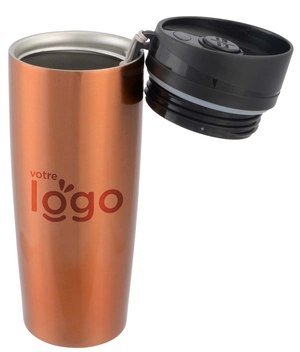 Mug à double paroi inox EARLY MORNING 380 ml personnalisable