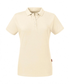 Polo pour femme en coton avec col à trois boutons personnalisable