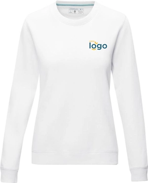 Sweat à col rond en coton Bio certifié GOTS pour Femme 280gr personnalisable