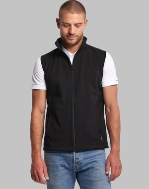 Bodywarmer Softshell Homme Made In France en polyester recyclé personnalisable