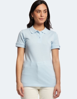 Polo manches courtes Femme Made In France en coton bio personnalisable