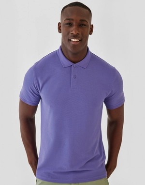 Polo pour homme en coton avec col à deux boutons personnalisable