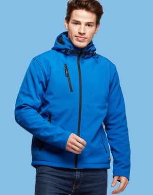 Softshell Homme 2 couches - capuche détachable personnalisable