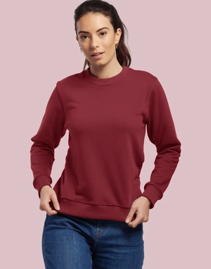 Sweat unisexe Made In France en coton bio - col rond personnalisable
