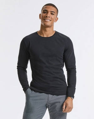 T-shirt à manches longues pour homme en coton personnalisable