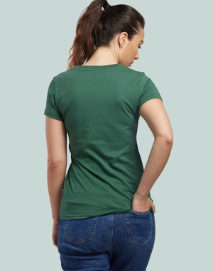 T-Shirt Femme Made In France en coton bio - manches courtes personnalisable
