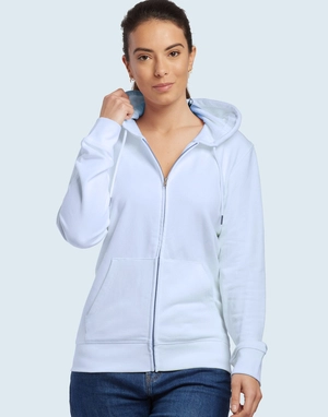 Veste zippée unisexe Made In Francde en coton bio personnalisable