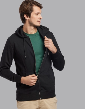 Veste zippée unisexe Made In Francde en coton bio personnalisable