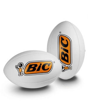 Ballon de rugby promotionnel en PVC lisse Taille 5 officielle personnalisable