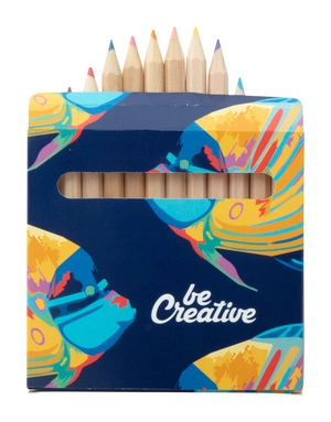 Set de 12 crayons en bois - made in Europe personnalisable