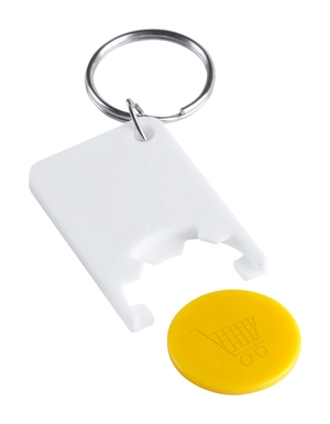 Porte-clés jeton personnalisable - convient pour pièce 1 euro personnalisable