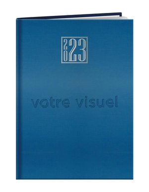 Semainier de bureau 2025 BRUXELLES 20x27 cm - couverture rigide personnalisable