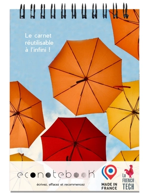 Carnet A6 réutilisable fabriqué en France - EcoNotebook personnalisable
