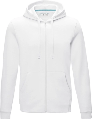 Sweat zippé à capuche en coton bio certifié GOTS pour Homme 280gr personnalisable