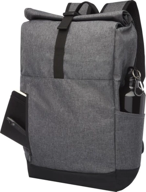 Sac à dos avec rabat enroulable - sac ordinateur 15,6 pouces 12 litres personnalisable