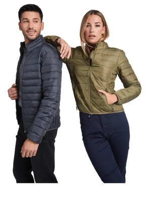 Veste matelassée pour femme avec rembourrage au toucher plume. personnalisable