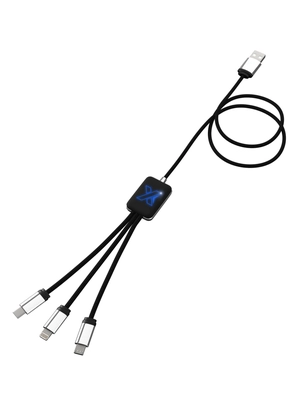 Câble 3 en 1 charge USB EASY personnalisable