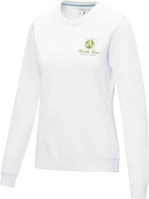 Sweat à col rond en coton Bio certifié GOTS pour Femme 280gr personnalisable