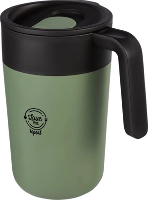 Mug 400 ml isotherme double paroi  - Tasse en plastique recyclé personnalisable