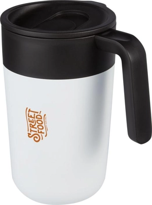 Mug 400 ml isotherme double paroi  - Tasse en plastique recyclé personnalisable