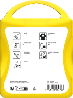 Kit de soins pour Hôtel - idéal pour voyage d'affaires personnalisable