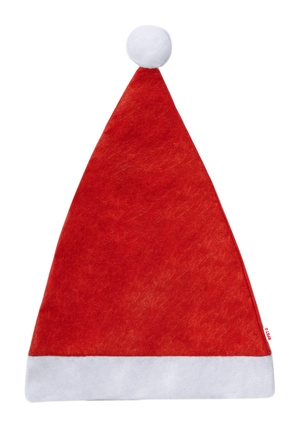 Bonnet de Noël en RPET avec pompon blanc personnalisable