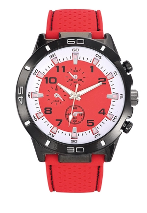 Montre de sport avec bracelet silicone  - 100% Made In France personnalisable