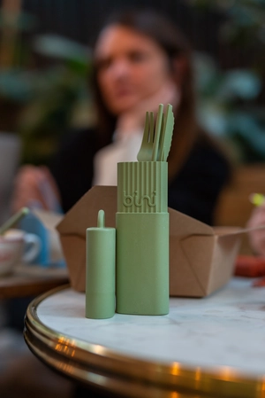 Couvert made in France BINI - Kit de couvert en matière naturelle biosourcée personnalisable