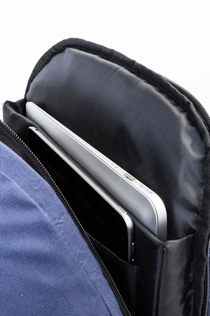 Sac à dos antivol en RPET avec compartiment zippé - emplacement PC personnalisable