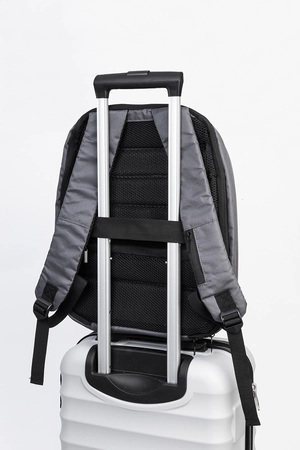 Sac à dos antivol en RPET avec compartiment zippé - emplacement PC personnalisable