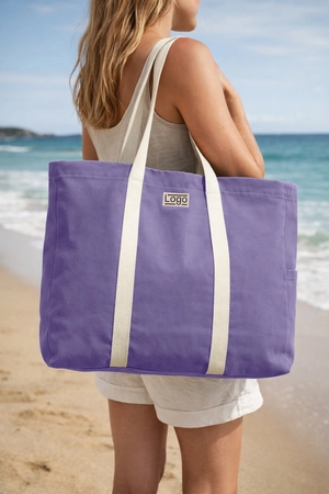 Sac de plage Garance - fabriqué par une ONG personnalisable