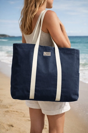 Sac de plage Garance - fabriqué par une ONG personnalisable