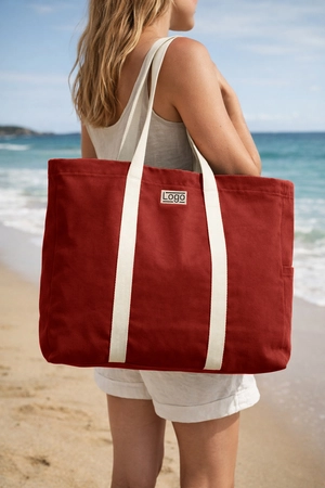 Sac de plage Garance - fabriqué par une ONG personnalisable